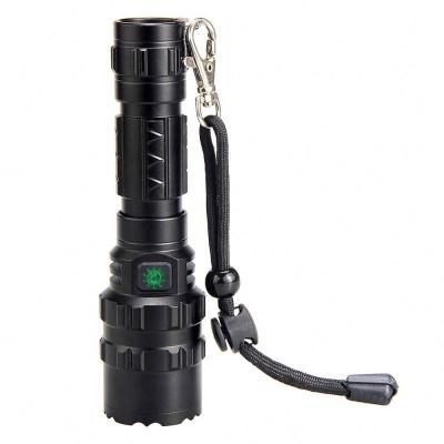 China Hot Selling L2 Emergency Camping Boosting Zoom Torch Super Bright Power Rechargeable LED Tactical Flashlight for sale