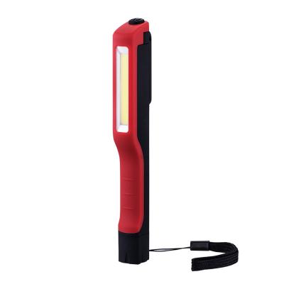 China Multifunction Working Emergency Lamp 2*AA BATTERY Magnetic Strip COB LED Portable Work Light for sale