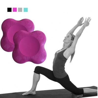 China Home Extra Thick Yoga Sunflower Yoga Knee Pad Pad For Knees Spread Wrist Hands Head Foam Pilates Kneeling Elbow Pad for sale