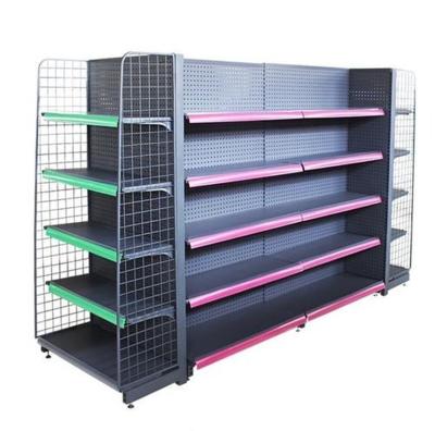 China Double Sided Store Shelves For Supermarket for sale