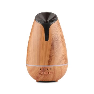 China Household Logo 120ML Grain Air Humidifier Private Wood Ultrasonic USB Electric Aroma Diffuser Low Noise for sale