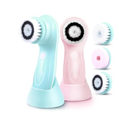 China DEEP CLEANSING 2021 Hot Selling Beau Cepillo Silicone Facial Massager Mini Electric Silicone Face Brush DEEPLY CLEANSING Cleansing Brush for sale