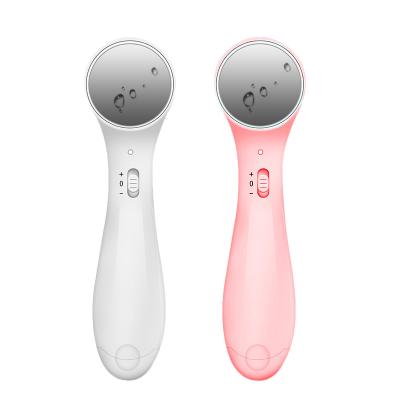 China Ultrasonic Shrinking Anti Aging Deep Pore Vibration Skin Massager Face Removal Pore Wrinkle Beauty Cleaning Shrink Instrument for sale