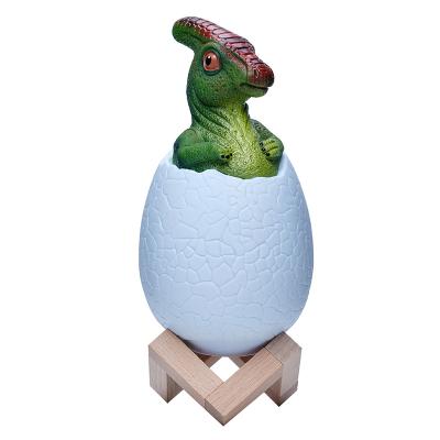 China Creative Led Light Rechargeable 16 Color 16 Color Table Sensor Control Dinosaur Egg Smart Light Night Light 3D Sensor With Remote Control For Kids for sale