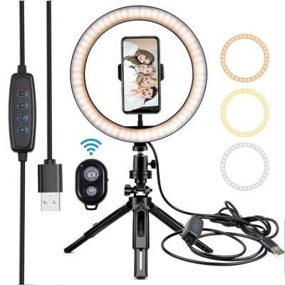 China Hot Selling Photogrphy Photogrphy Amazon BT Remote Control Light Camera Selfie Ring Mobile Phone Live Fill LED Light For Selfie for sale