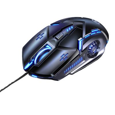 China 3D High Precision 3D Gaming Mouse RGB Spectrum Gamer Ergonomic Chromatic Cable Backlit Mouse With 6 Programmable Buttons for sale