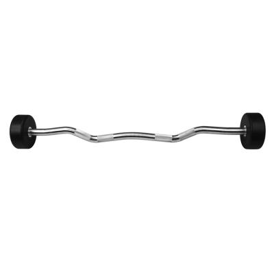 China High End Gymnastic Barbell Barbell Bar Quality Premium Fitness Bar Ez Loop Barbell Bar for sale