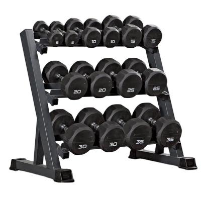 China Easy Home Gym Dumbbell Set With Rack for sale