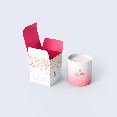 China Disposable Fancy Candle Gift Customer Customize Wholesale Luxury Candle Boxes Packaging for sale