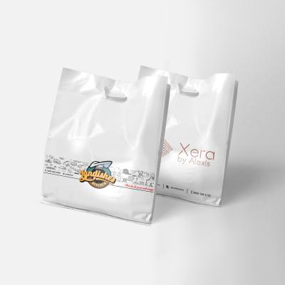 China Custom Logo Packaging Bag Custom Logo Moisture Proof Retail Shopping Plastic Bag Die Cut For Eyelash for sale