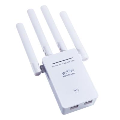 China Home Office Wifi Repeater Wifi Range Extender 1200Mbps Network Wi fi Amplifier Signal Booster Repetidor Wifi Wireless Access Point for sale