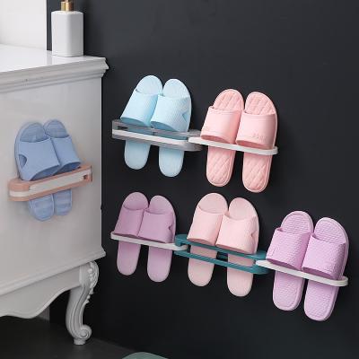 China Shoe (Other) Mortise Tenon Single Joint Adjustable Wall Hanging ABS Plastic Rack Set For Organizer Save Space for sale