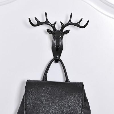 China American Creativity Viable Antlers Wall Decoration Hook Rack Self Adhesive Wall Hook for sale