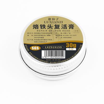 China Remove Tip Black Refresh Soldering Iron Oxidation LUXIANZI Clean Paste For Electric Oxide Solder Iron Chef Cleaning for sale