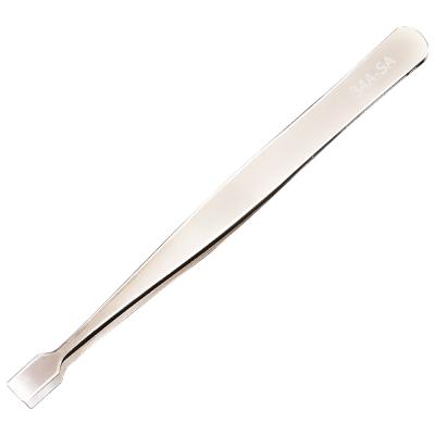 China Easy To Carry And Use LUXIANZI High Quality Titanium Alloy Stainless Steel Flat Tweezers Industrial Maintenance Hand Tools for sale