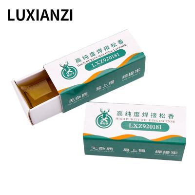 China Luxianzi High Purity Rosin Solder Paste Auxiliary Solder Solid Flux For PCB BGA Phone Repair Tool for sale