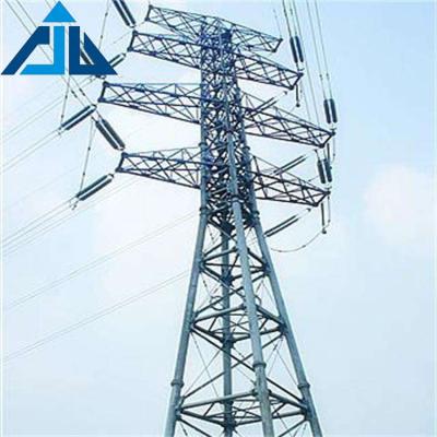 China Long life high quality customized 4-legged steel lattice 220 voltage power electric transmission towers for sale