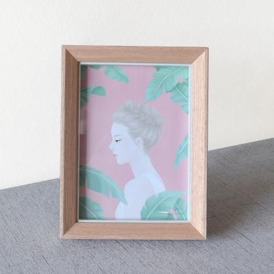 China Wholesale Customized Shabby Chic Cheap Rustic Decorative Photo Frame Wall Picture Sets Antique Handmade Mini Black Funia Wooden Photo Frame for sale