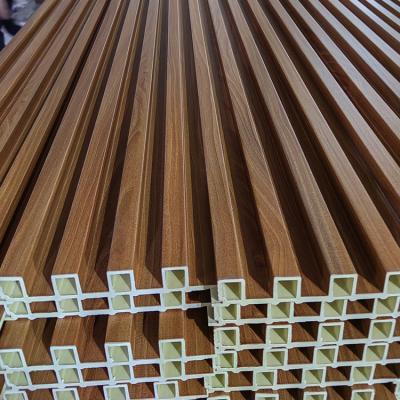 China Wood composite interior fluted panels wpc wall panel cladding for indoor decoration for sale