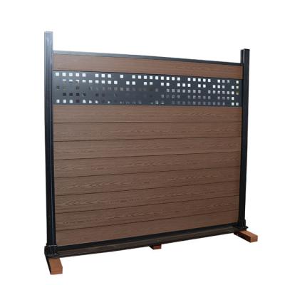 China Plastic UV Bestand van Panels Sustainable van de Hout Samengestelde WPC Omheining Te koop