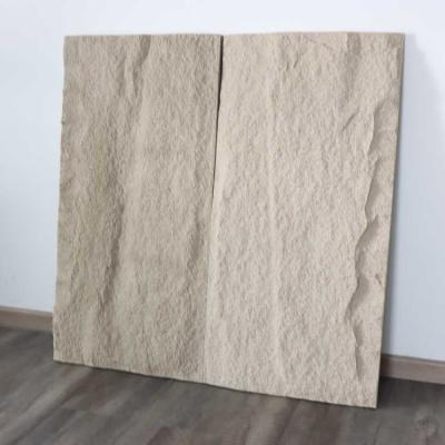 China Home Decoration PU Cultural Stone Panel Dark Grey Simulation Polyurethane 120 * 60cm for sale