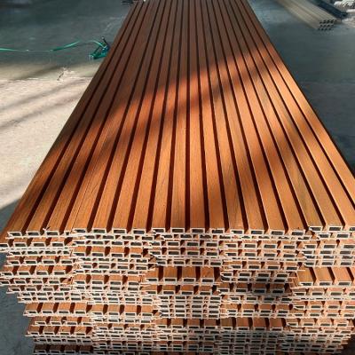 China Wpc Wall Cladding Building Exterior Decoration Wood Substitute Wpc Wall Panel for sale