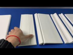 White Primed Ps Skirting Board Moulding Polystyrene For House