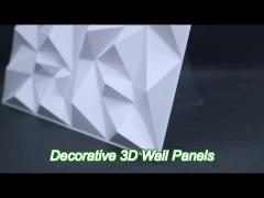 50X50Cm Decorative 3D Wall Panels Home Interior Modern Design 100% Pvc