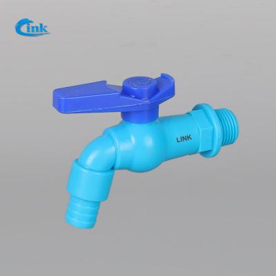 China LK-1-004-5 ( 20mm ) 5 color Factory Supply high quality plastic water hose cock pp PVC faucet water bib tap for sale