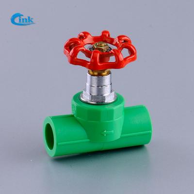 China LK-2-002 ( 20mm ) plastic pipe welding ppr iron stop valve for water pipe for sale