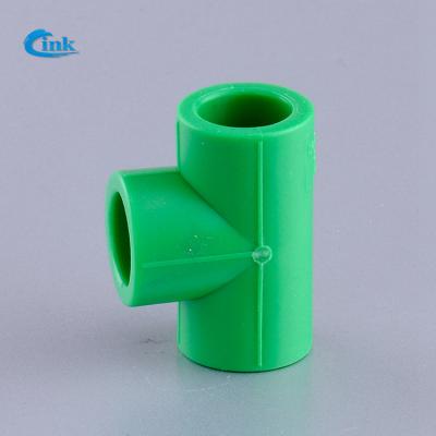 China LK-3-004 ( 20 mm ) low price factory supply high quality ppr pipe fittings PP-R equal tee fitting for sale