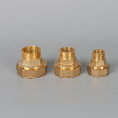 China LK-4-604 ( 1/2 ) high quality brass pipe male threads insert fitting without plating for sale