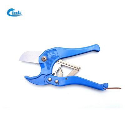 China LK-PC-808 ( 42mm ) low price high quality plastic pipe cutting tools ppr pe pert pipe cutter scissors blue color for sale