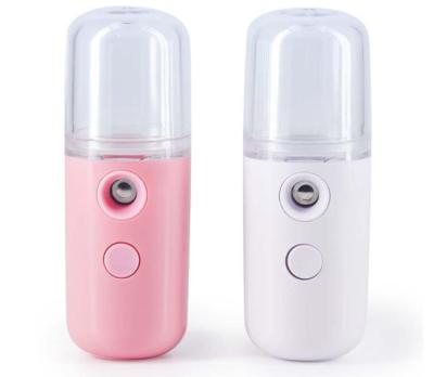 China Portable ABS Nanos Body Nebulizer Mist Sprayer Facial Steamer Moisturizing Skin Care Mini Facial Sprayer 30ml for sale