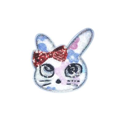 China Professional Glitter Cat Patch Embroidery Supply Adequate Delivery Production And Customized Beautifully And Lovelymilitary patches for sale