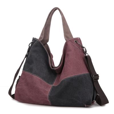 China Eco - Friendly Fashion Canvas Handbag , Bag Handles For Handbags Women Famous Brands for sale