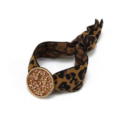 China Goods. Wholesale High Quality Strong Hair Extension Fashion Leopard Print Fashion Scrunchies Elastic Hair Bands For Women for sale