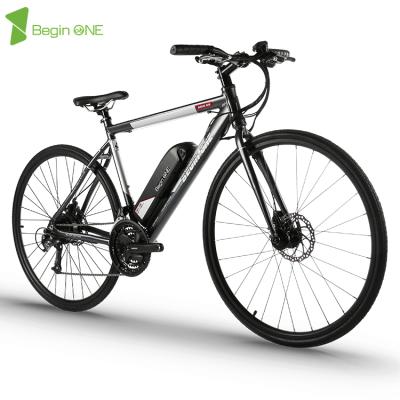 China 700C Aluminum Alloy Frame 700C Brushless Motor 250w Electric Bike Brushless Motor 36V Hidden Battery Road Bike Electric Bicycle for sale