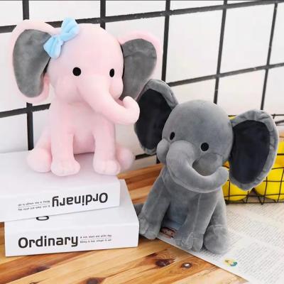 China Gift Kids Toys Hot Sale Cute Plush Stuffed Baby Elephants Toys With Big Ears Colorful Soft Elephant Toy Plush In Stock for sale