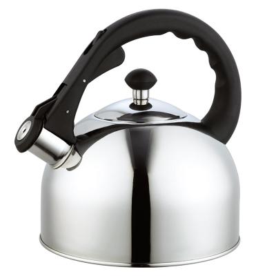 China Sustainable Tea Kettle Portable Stove Top Stainless Steel Hot Water Non-Electric Whistling Tea Kettle for sale