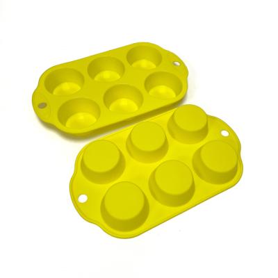 China Large Sustainable Silicone Rubber Cake Mold 3D DIY Kitchen Resin Epoxy Biscuit Molds Food Grade Silicon Mold for sale