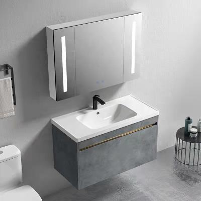 China Illuminated recessed or outdoor LED lighted mirror medicine cabinet with lights, LED medicine cabinet with demister, dimmer, outlets for sale