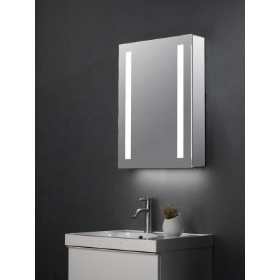 China Illuminated Lighted Medicine Cabinet With Mirror, Bathroom Mirror Cabinet With 3-Color Lights And Demister for sale