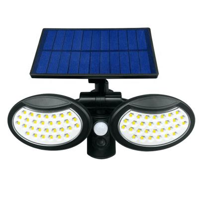 China Outdoor Solar Landscape Backyard Track 3 Modes Motion Sensor Wall Mounted Light Wall Led Light for sale