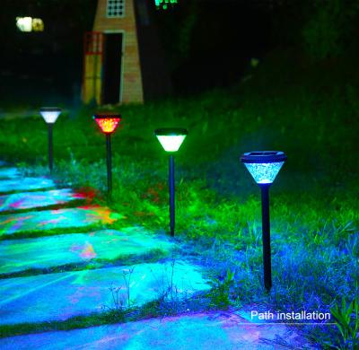 China Minimalist Outdoor Theme Park Landscape Decoration Bollard Led Lawn Lighting Solar Powered Garden Light for sale