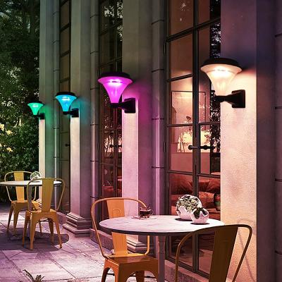 China 2022 New Design Solar Garden Modern Lamp Outdoor Wall Light For Home for sale