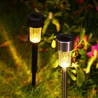 China LANDSCAPE Garden Pathway Landscape Lawn Patio Yard Walkway Stainless Steel Solar Light Led Multi Warm White Outdoor Waterproof Lamp for sale