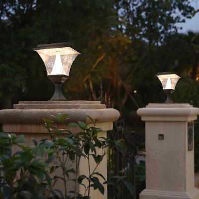 China LANDSCAPE Promotional Sale Outdoor Pillar Bollard Light Ip65 Waterproof Solar Garden Lights for sale