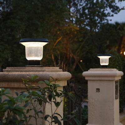 China Outdoor Waterproof Plastic LANDSCAPE Sensor Lawn Spike Light Solar Garden Bollard Light for sale