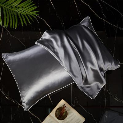 China Healthier 100% Pure Silk Pillowcase Anti-Static Mulberry Pillowcase Anti-Static Silk Pillow Case Cover for sale